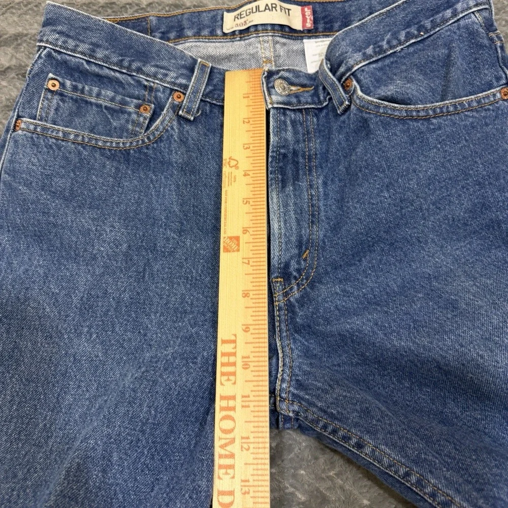 Vtg Levis 505 Jeans Mens Fits 32x31 Regular Fit Straight Leg Medium Wash Y2K